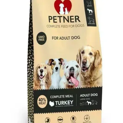 PETNER Adult Large Breeds Z Indykiem 12kg