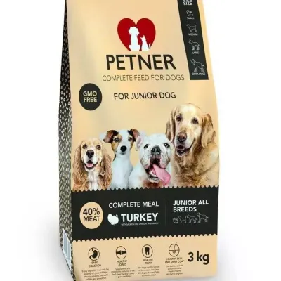 PETNER Junior All Breeds Z Indykiem 3kg