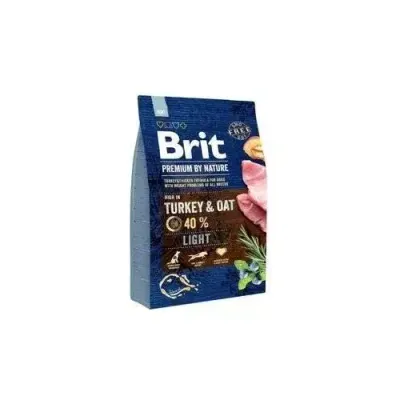 Brit Premium By Nature Light Z Indykiem I Owsem 3kg