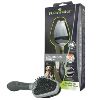 FURMINATOR Dual Grooming Brush Dwustronna Szczotka Do Pielęgnacji