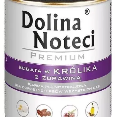 Dolina Noteci Premium Królik Z Żurawiną 800g