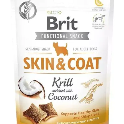 Brit Care Dog Functional Snack Skin&Coat Krill 150g