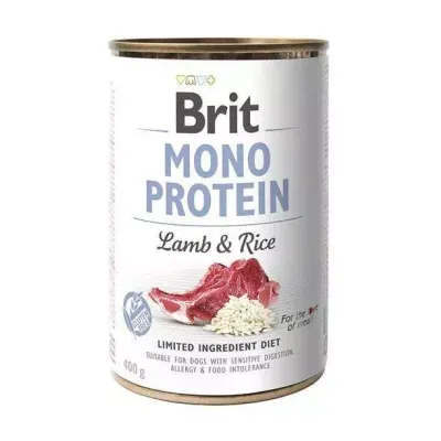 Brit Mono Protein Z Jagnięciną I Ryżem 400g