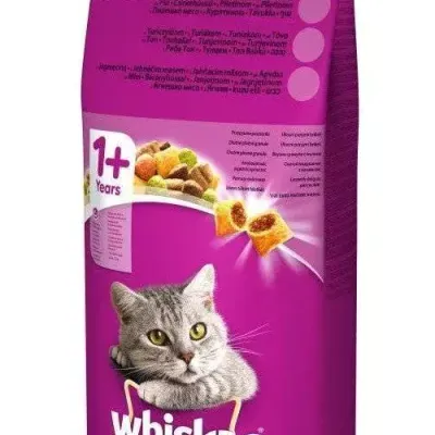 WHISKAS Karma Sucha Dla Kota 1+ Z Wołowiną 14kg