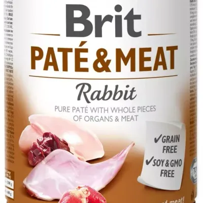 Brit Pate & Meat Z Królikiem 800g