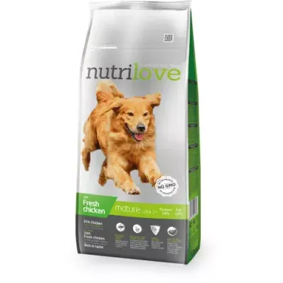 Nutrilove Mature 7+ Dog Chicken 12kg