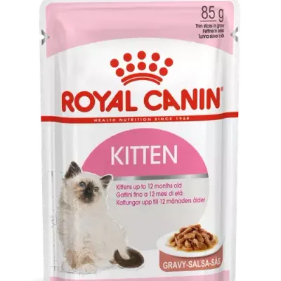 ROYAL CANIN Kitten Instinctive W Sosie 12x85g