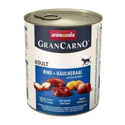 Animonda GranCarno Adult Dog Węgorz Wędzony + Ziemniaki 800g