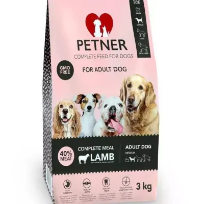 PETNER Adult Medium Breeds Z Jagnięciną 3kg