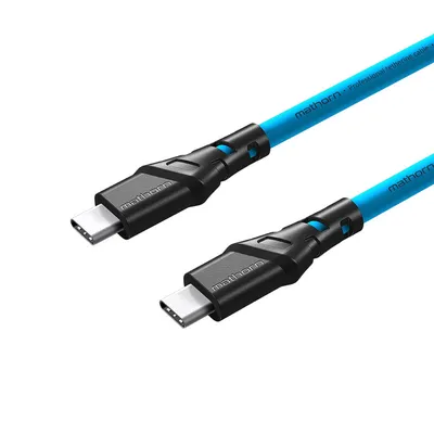 Mathorn MTC-510 5m 10Gbps 60W USB C-C ArcticBlue