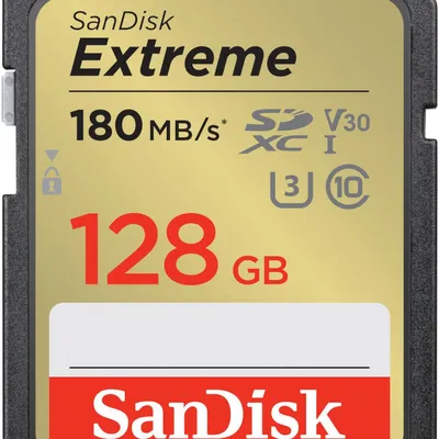 Karta pamięci SD SanDisk Extreme SDXC 128 GB 180/90 MB/s C10