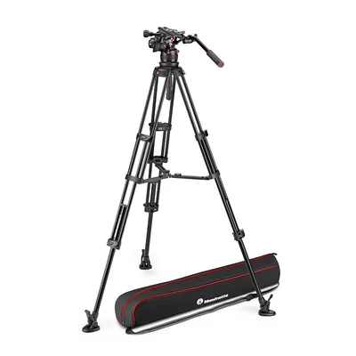 Zestaw Manfrotto Twin Alu z głowicą 612 środ. rozp.