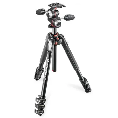 Manfrotto zestaw 190 XPRO 4 sekcje z głowicą 3W