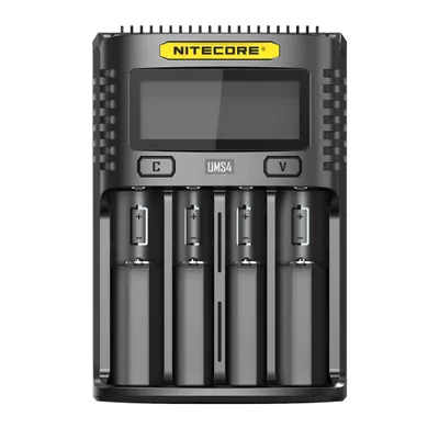 Ładowarka Nitecore UMS4 Micro-USB 3A 4xAA, AAA, 18650, 21700, CR123