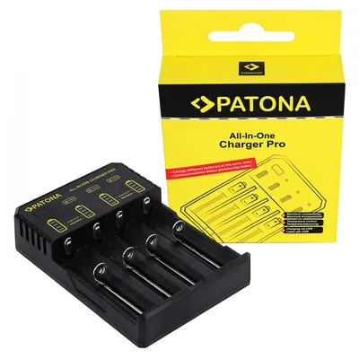 Ładowarka PATONA All-In-One do baterii 16650, AA / AAA