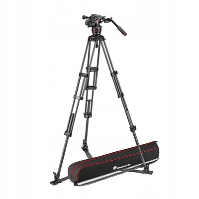 Zestaw Manfrotto Twin Carbon głowica 608 dolna roz