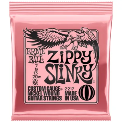 Ernie Ball 2217 Zippy Slinky Nickel Wound 7-36 struny do gitary elektrycznej