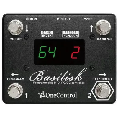 Efekt gitarowy OneControl Basilisk programowalny kontroler MIDI