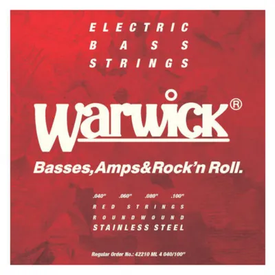 Warwick 42210 ML 4 Struny do gitary basowej .040 - .100