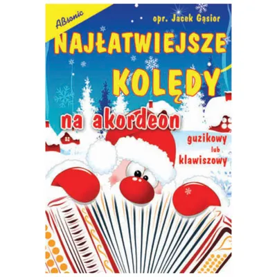 Najłatwiejsze kolędy na akordeon guzikowy lub klawiszowy - nuty na akordeon