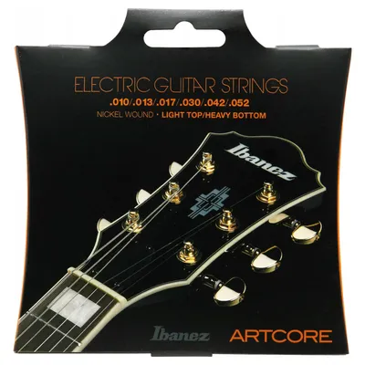 Struny do gitary elektrycznej Ibanez IEGS62 10-52 Artcore Nickel Wound