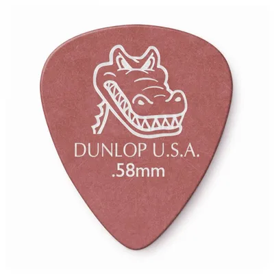 Kostka 0.58 mm do gitary Dunlop Gator Grip 417R.58