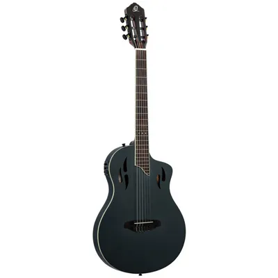 Gitara elektro-klasyczna Ortega RTPSTD-SBK TourPlayer Deluxe z pokrowcem