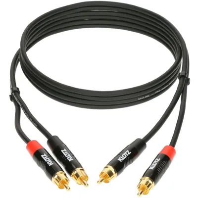 Kabel audio Klotz KT-CC060 2RCA/2RCA 0,6m