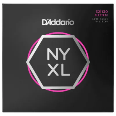 D'Addario NYXL32130 struny do gitary basowej Regular Light Long Scale 32-130