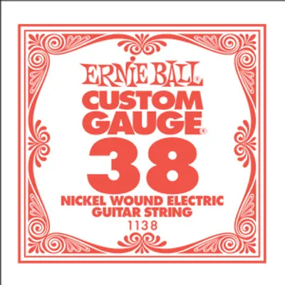 ERNIE BALL NICKEL WOUND Single .038 struna do gitary elektrycznej lub akustycznej