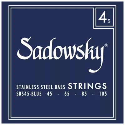 Struny do gitary basowej Sadowsky Blue Label 45-105 Stainless Steel