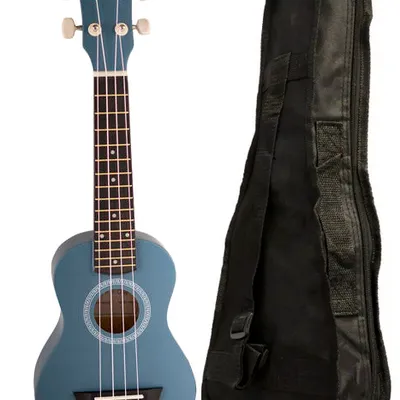 Ukulele sopranowe niebieskie z pokrowcem Arrow PB10 B2 Soprano Blue