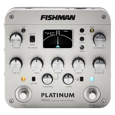 Preamp analogowy do instrumentów akustycznych Fishman PLATINUM PRO-EQ PRO-PLT-201