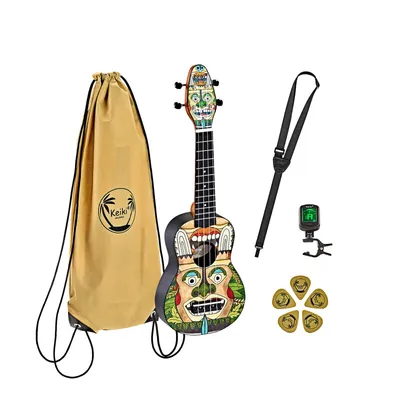 Zestaw ukulele sopranowe Ortega K2-TM Keiki ABS Totem SET z akcesoriami