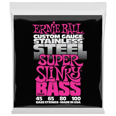 Ernie Ball Super Slinky Bass Nickel Wound 45-100 (EB 2844) struny do gitary basowej