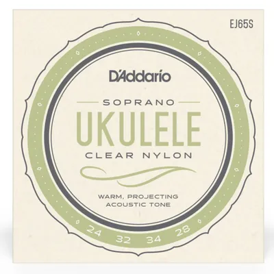 D'Addario EJ65S struny do ukulele SOPRANO Ukulele Set