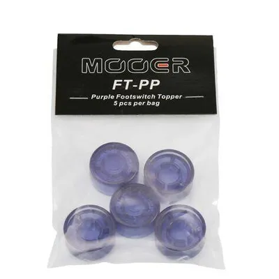 Nakładki na footswitch Mooer Candy Purple Topper 1 szt. fioletowy