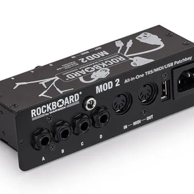 RockBoard MOD 2 V2 - All-in-One TRS, MIDI & USB Patchbay