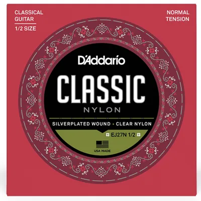 Struny do gitary klasycznej D'Addario EJ27N 1/2 Classic Nylon Student