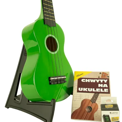 Zestaw Ukulele Noir NU1S Baton Rouge zielone + akcesoria