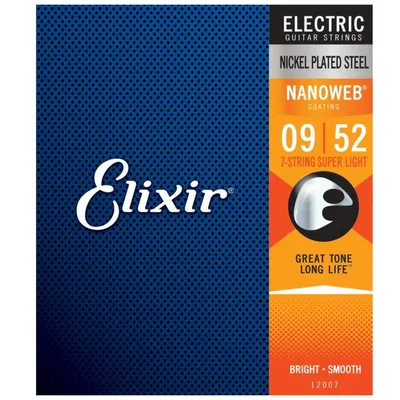 Elixir 12007 SuLt (09-52) NW struny do gitary elektrycznej 7-strunowej