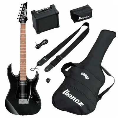 Zestaw gitara elektryczna Ibanez IJRX20-BKN z akcesoriami Jumpstart Starter Set