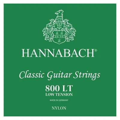 Hannabach struny do gitary klasycznej serie 800 Low Tension posrebrzany