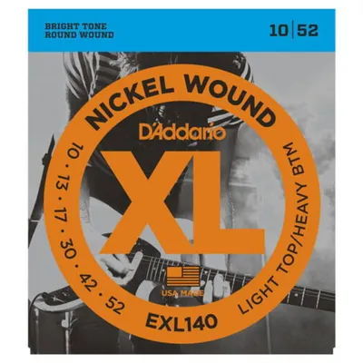 D'Addario EXL140 Niklowane struny do gitary elektrycznej 10-52