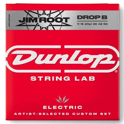 Struny do gitary elektrycznej Dunlop JRN1156DB 11-56 Jim Root Drop B