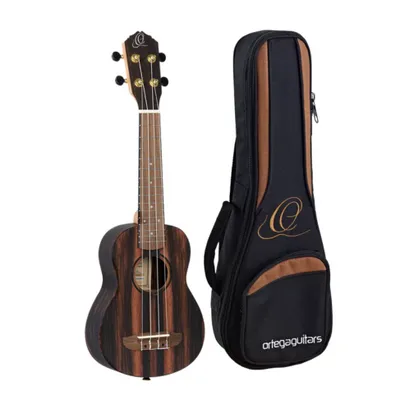 Ukulele sopranowe z pokrowcem Ortega RUEB-SO