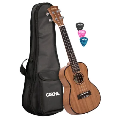 Ukulele koncertowe Cascha Mahogany Set HH2035