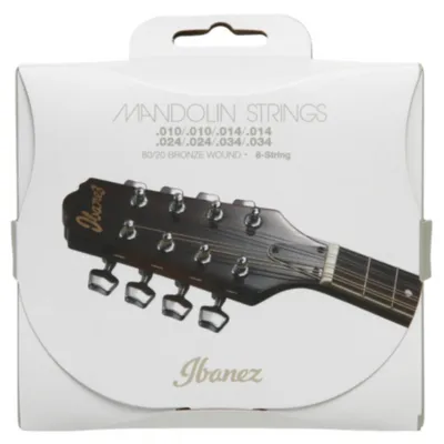 Struny do mandoliny Ibanez IMDS4 80/20 bronze 10-34