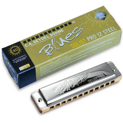 Harmonijka ustna Seydel Blues Solist Pro 12 Steel C