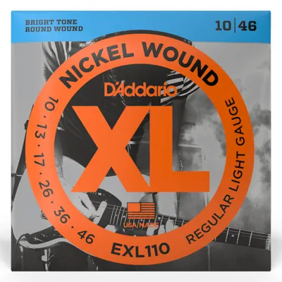 D'Addario EXL110 struny do gitary elektrycznej XL Nickel Wound Regular Light Set 10-46